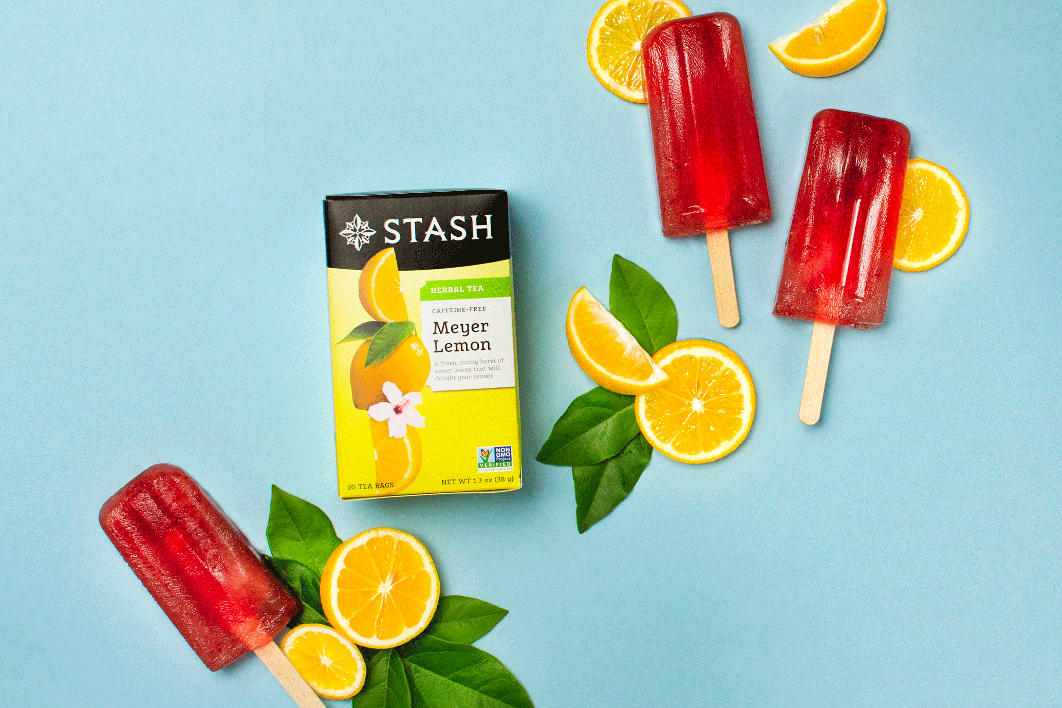 Meyer Lemon Honey Popsicles – Stash Tea Canada