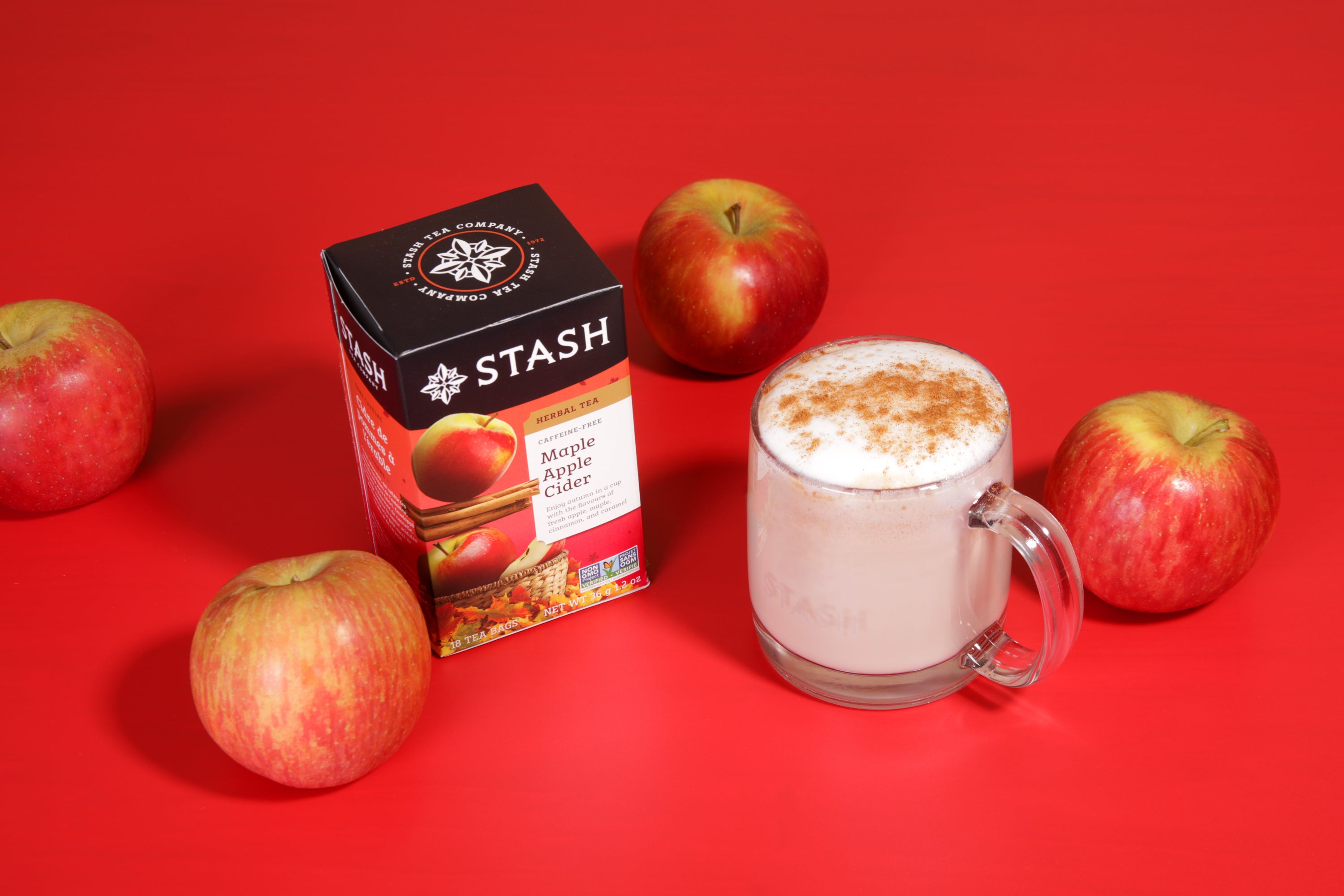 Maple Apple Cider Tea Latte Recipe | Stash Tea – Stash Tea Canada